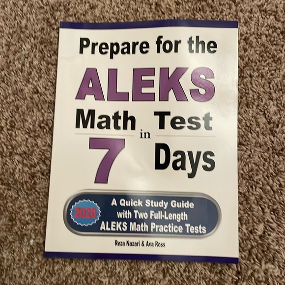 Other - NEW - UNUSED Prepare for the ALEKS Math Test - exam prep book​​